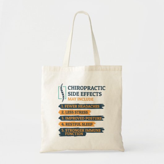 Funny Chiropractor Gag Tote Bag (Voorkant)
