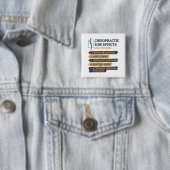 Funny Chiropractor Gag Vierkante Button 5,1 Cm (In situ)