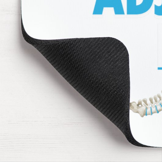 Funny Chiropractor past gewoon de ruggengraatdokte Muismat (Hoek)