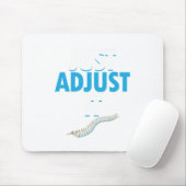 Funny Chiropractor past gewoon de ruggengraatdokte Muismat (Met muis)