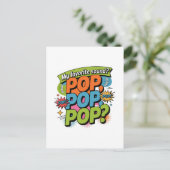 Funny Chiropractor Pop Sound Gift Briefkaart (Staand voorkant)