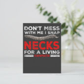 Funny Chiropractor Quote Chiropractic Break Botten Briefkaart (Staand voorkant)