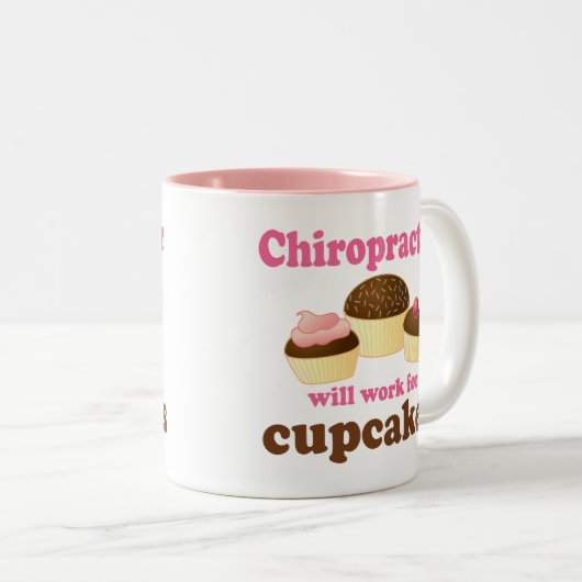 Funny Chiropractor Tweekleurige Koffiemok (Voorkant rechts)