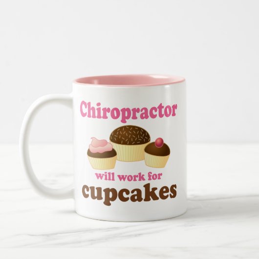Funny Chiropractor Tweekleurige Koffiemok (Links)