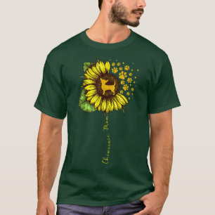 Funny Chiweenie Ma Sunflower Moederdag Chiween T-shirt