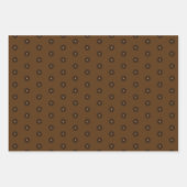 FUNNY Chocoholics Named Chocolate Treatment Tiled Inpakpapier Vel (Voorkant 2)