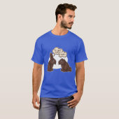Funny chocola Bunny T-shirt (Voorkant volledig)