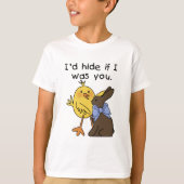 Funny Chocolate Bunny Easter Tshirts en Gifts (Voorkant)