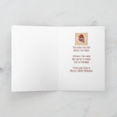 Funny Chocolate Cake 100th Birthday Card Kaart (Binnen)
