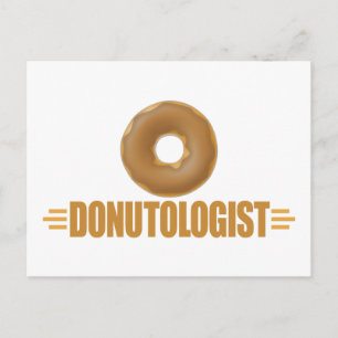 Funny Chocolate Donut Lover Briefkaart