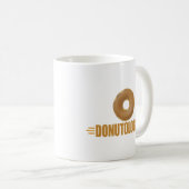 Funny Chocolate Donut Lover Koffiemok (Voorkant rechts)