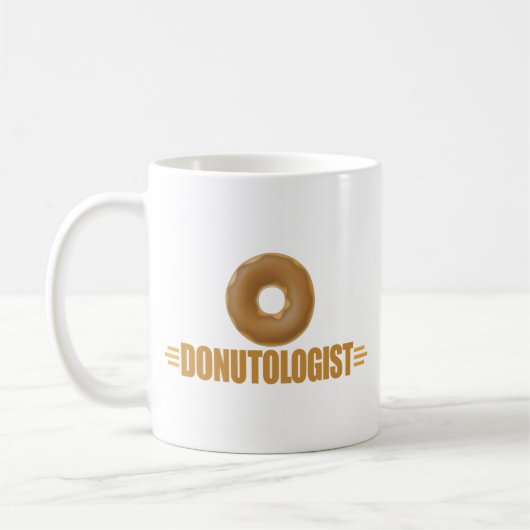 Funny Chocolate Donut Lover Koffiemok (Links)