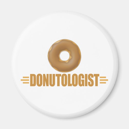 Funny Chocolate Donut Lover Magneet (Voorkant)