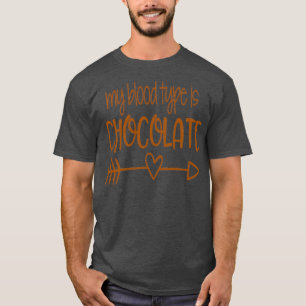 Funny Chocolate Lover Chocoholic Diet Cute Hot Coc T-shirt