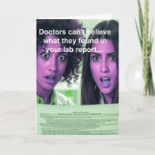 funny chocolate lover get well wish kaart (Voorkant)