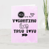 Funny Chocolate Lover Valentijnsdag Feestdagen Kaart (Voorkant)