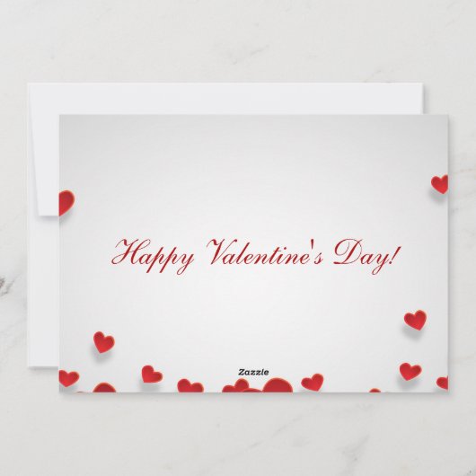 Funny Chocolate Lovers Valentijnsdag Feestdagenkaart (Achterkant)