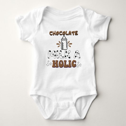 Funny Chocolate Milk Drink Romper (Voorkant)