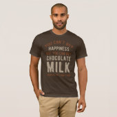 Funny Chocolate Milk T-shirt (Voorkant volledig)