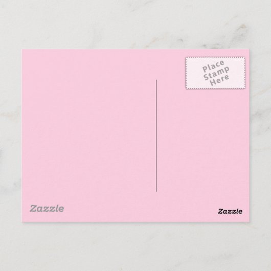 Funny Chocolate Oboe Briefkaart (Achterkant)