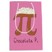 Funny Chocolate Pi Symbol Wiskunde leraar Medium Cadeauzakje (Voorkant)