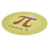 Funny Chocolate Pi Symbol Wiskunde leraar Snijplank (Hoek)