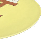 Funny Chocolate Pi Symbol Wiskunde leraar Snijplank (Hoek)