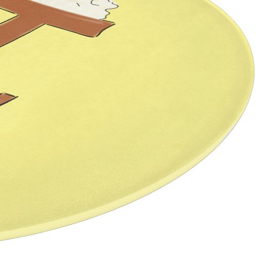 Funny Chocolate Pi Symbol Wiskunde leraar Snijplank (Hoek)