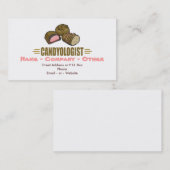 Funny Chocolate Snoep Visitekaartje (Voorkant / Achterkant)