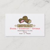 Funny Chocolate Snoep Visitekaartje (Voorkant)