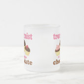 Funny Chocolate Trombonist Gift Matglas Koffiemok (Center)