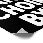 Funny Choir Art For Men Women Choir Director Sing  Poster (Hoek)