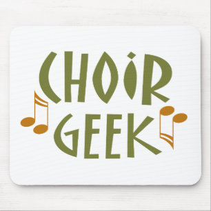 Funny Choir Geek Music Gift Muismat