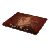 Funny Chopin Board - klassieke muziek portret Snijplank (Hoek)