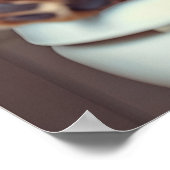 Funny Chow Chow Bathroom Print, Dog Reading Poster (Hoek)