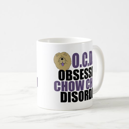 Funny Chow Chow Koffiemok (Voorkant rechts)
