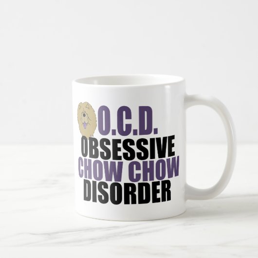 Funny Chow Chow Koffiemok (Rechts)