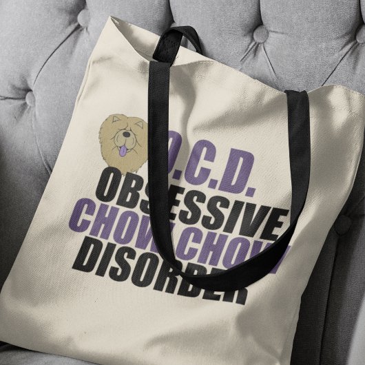 Funny Chow Chow Tote Bag
