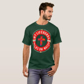 Funny Christelijk Apparel - Lifeguard loopt door T-shirt (Voorkant volledig)