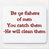 Funny Christelijk Gezegde Muismat (Voorkant)