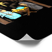 Funny Christian Christmas Jesus Oh Come Let Us Ado Poster (Hoek)