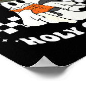 Funny Christian Ghost With Bible Retro Catholic Cu Poster (Hoek)