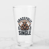 Funny Christian Glass Cup For Single Men Glas (Voorkant)