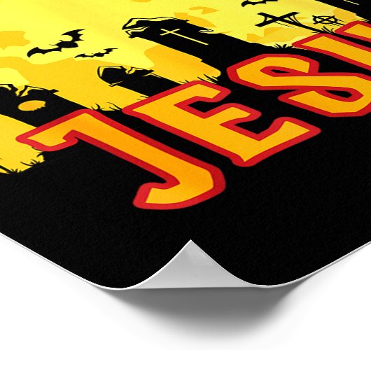 Funny Christian Halloween  Poster (Hoek)