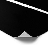 Funny Christian Jesus Crist Three Nails Cross  Poster (Hoek)