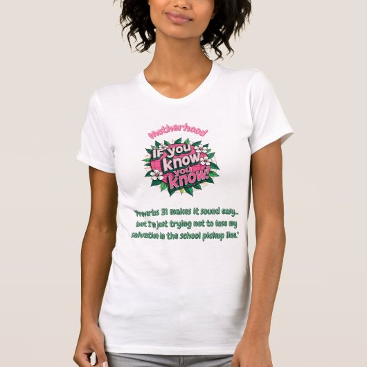 Funny Christian Mother quote shirt. T-shirt (Voorkant)