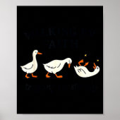 Funny Christian – Walking By Faith Tripng Constant Poster (Voorkant)