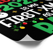 Funny Christmas 2025 Is My First Xmas As A Papa Fa Poster (Hoek)