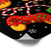 Funny Christmas 67 Gamer Xmas Holiday Boys Kids Poster (Hoek)