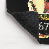 Funny Christmas 67 Six Seven Cat Ramen Japanese Ka Muismat (Hoek)